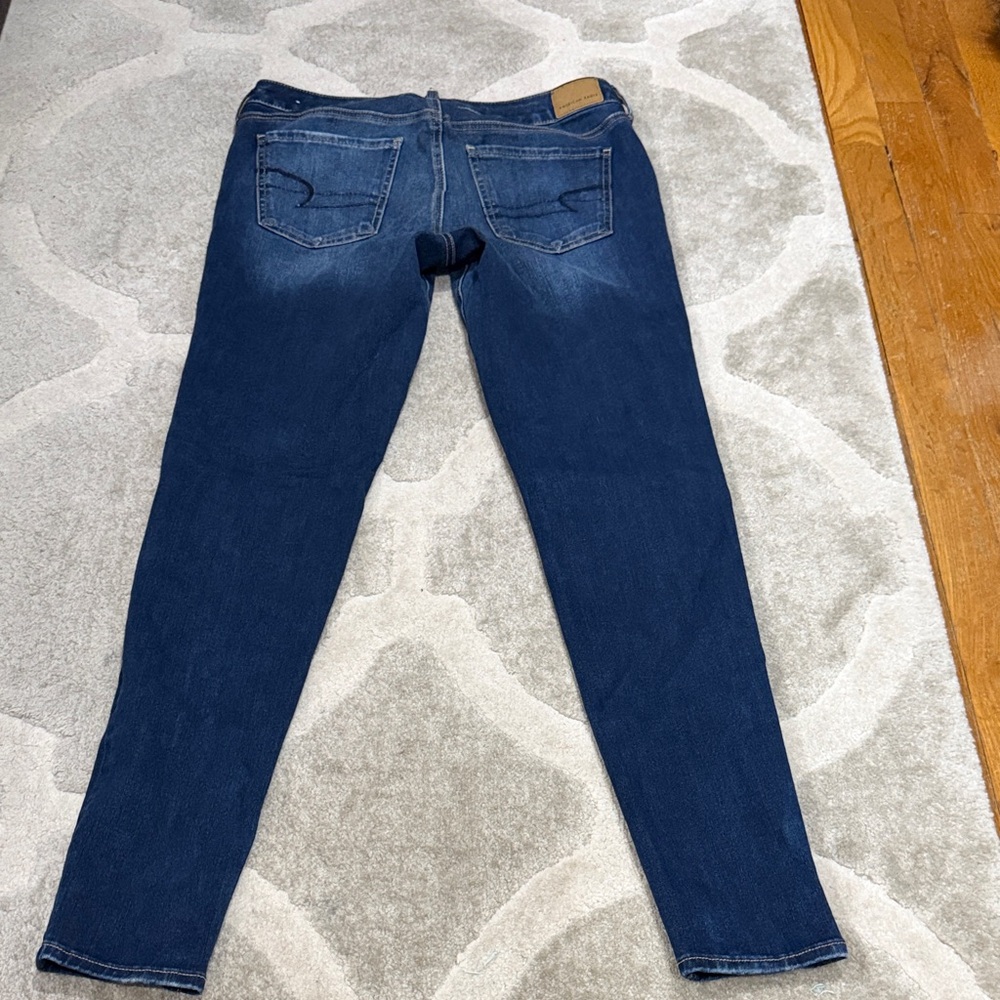 American Eagle Outfitters Women's Skinny Jeans Sz 10 Long - Picture 6 of 6